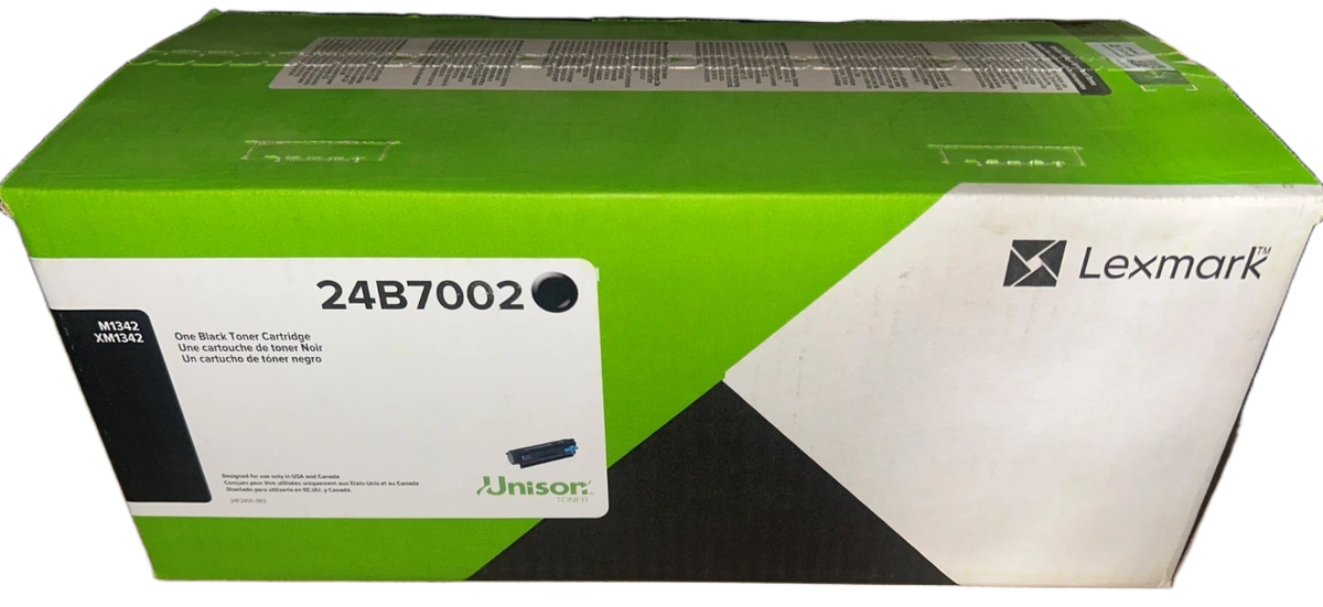 Lexmark 24B7002 Black Toner Cartridge – M1342 / XM1342